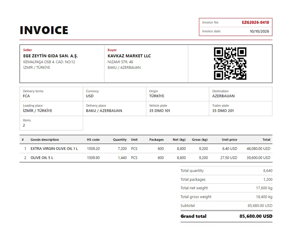 Invoice